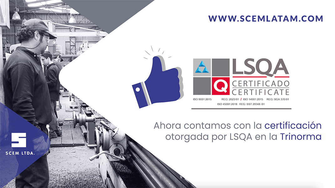 CERTIFICACIÓN LSQA EN TRINORMA SCEM